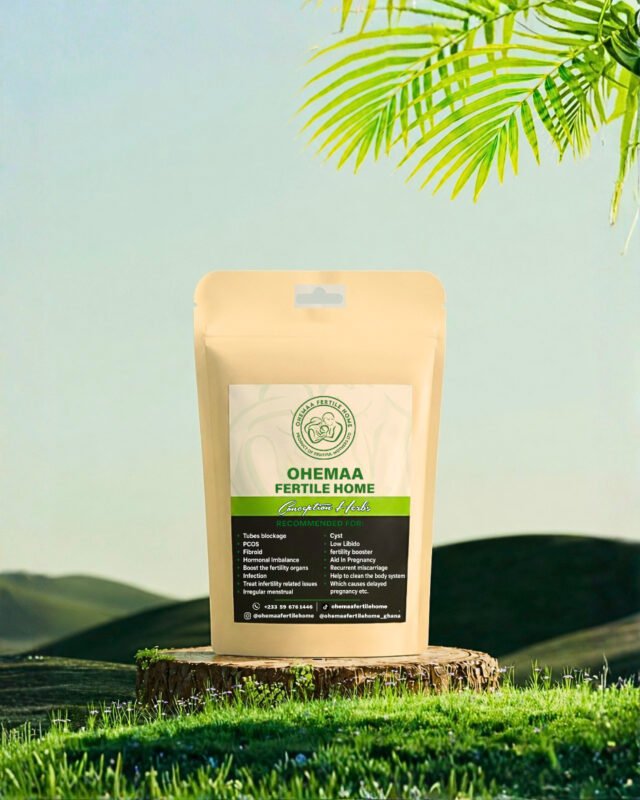 Ohemaa Fertile Home Conception Herbs pouch outdoors